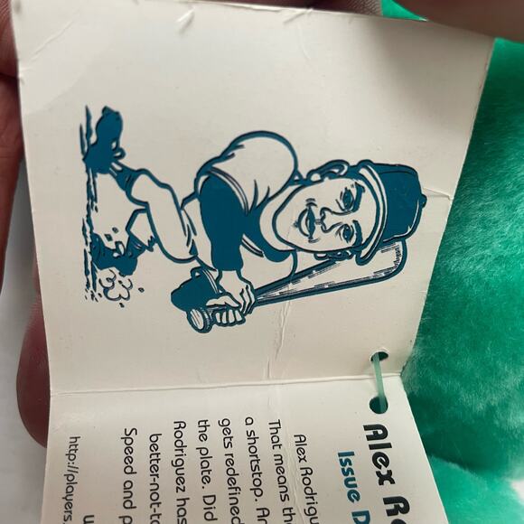 Alex Rodriguez Big Bammers Plush Teddy Bear With Tags - Picture 7 of 10